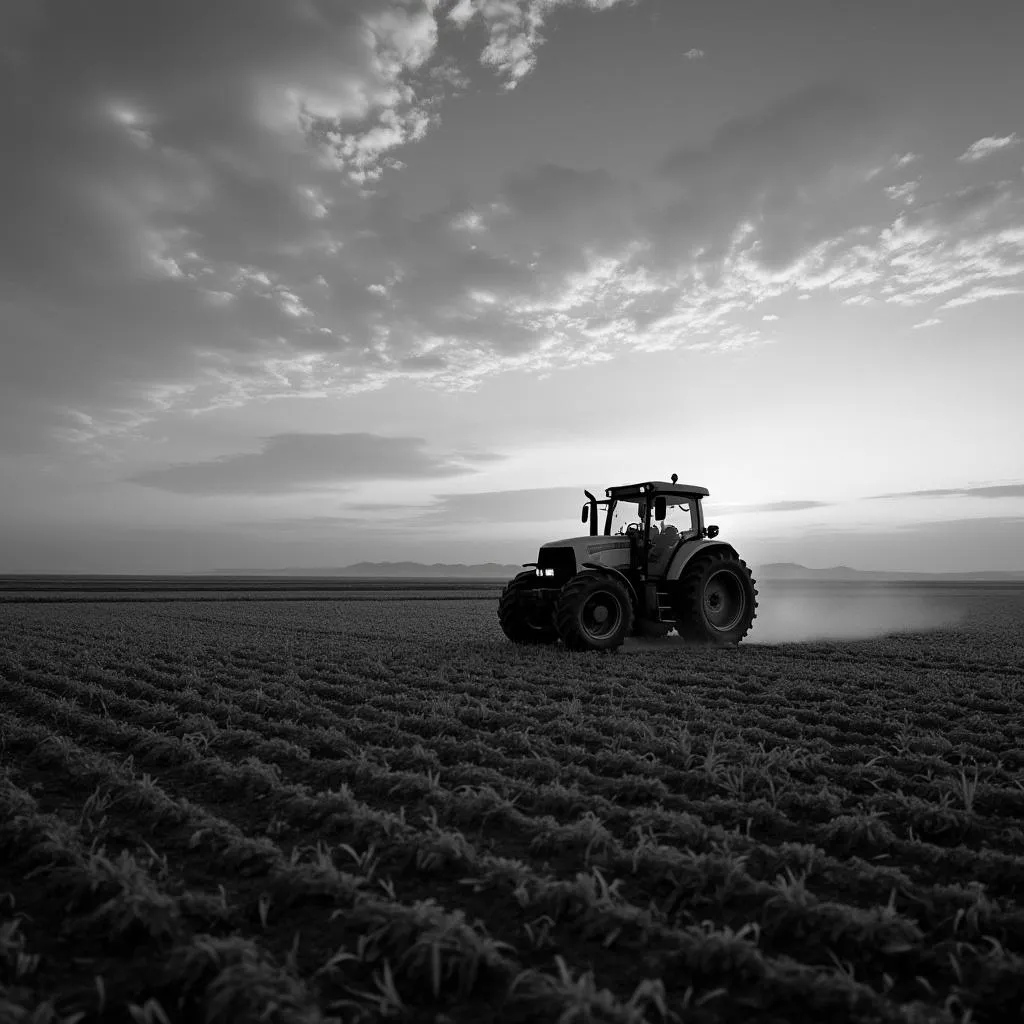 Campo agrícola argentino próspero